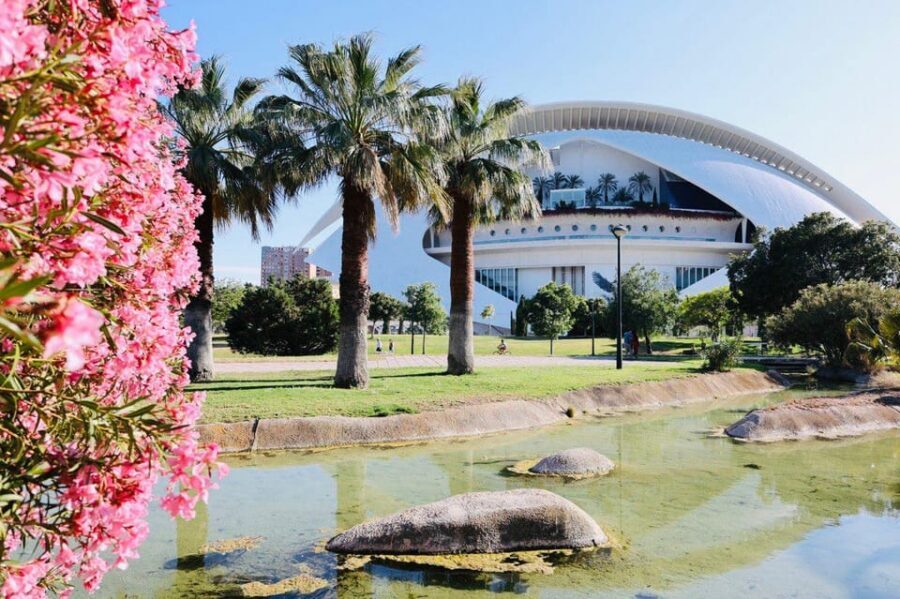 Valencia: Top 25 Highlights Guided Bike Tour - Turia Gardens and the City of Arts and Sciences: park break, sci-fi finale
